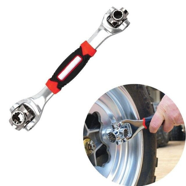 Cheie universală cu Torx 48 în 1, cap rotativ 360°, oțel carbon