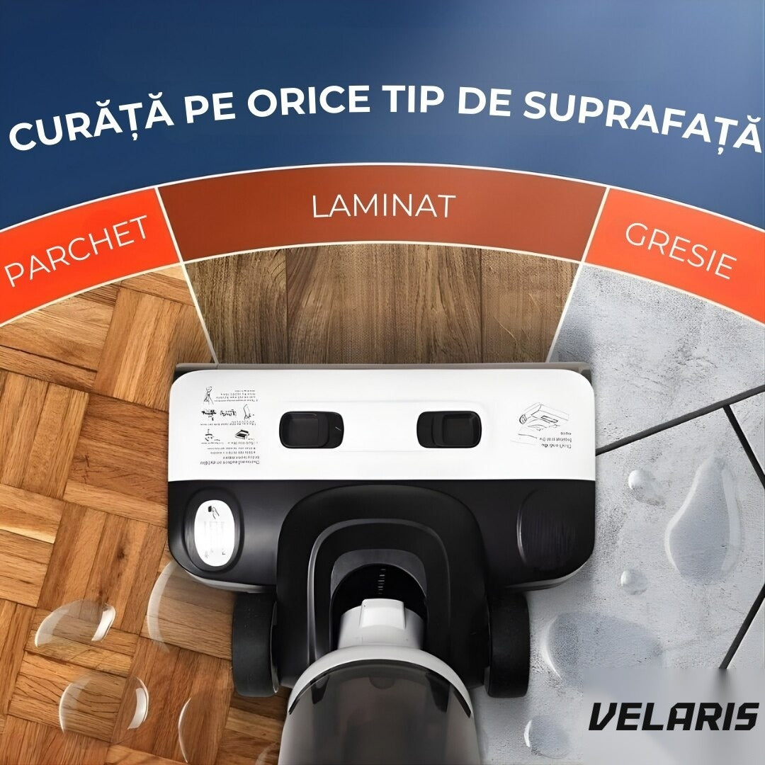 Curățitor vertical OZ01 Pro, 12000Pa suporti, automat, dezinfecție apă, baterie 60 min, ecran LED