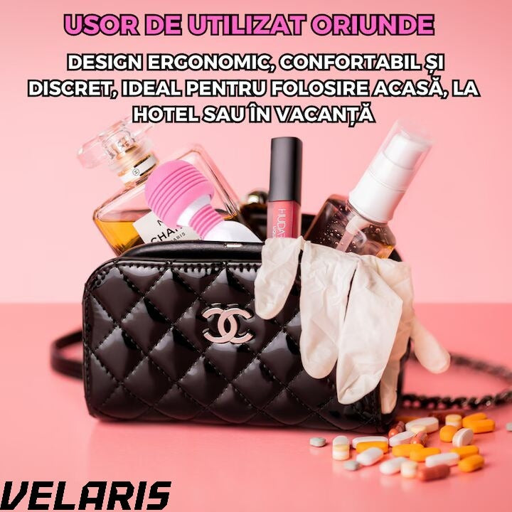 Vibrator Mini Moduri Vibratie, Stimulare Punct G, Reincarcabil USB, Flexibil 360°, Alb-Roz