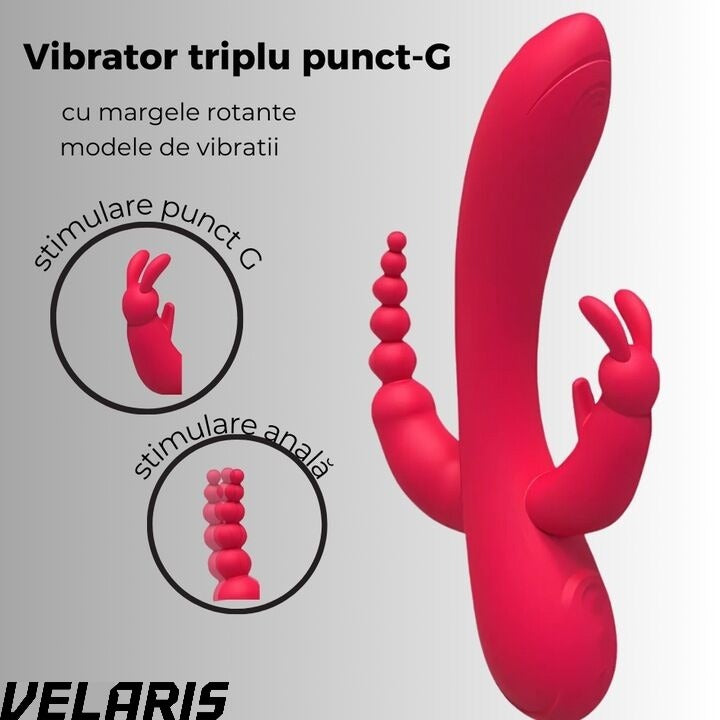 Vibrator pentru Femei, Stimulare Punct G si Clitoris, Roz, Design Ergonomic si Multiple Setari de Vibratie