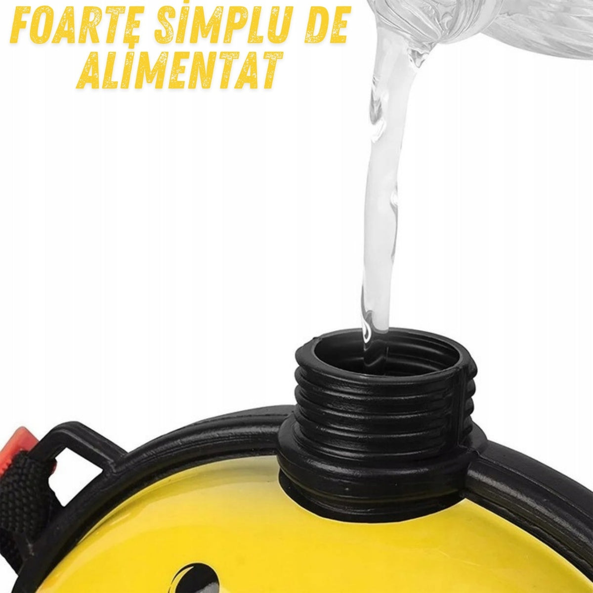 Pistol apă tip rucsac, model albină, rezervor 1500 ml, curelele ajustabile, jucărie pentru copii 3+ ani