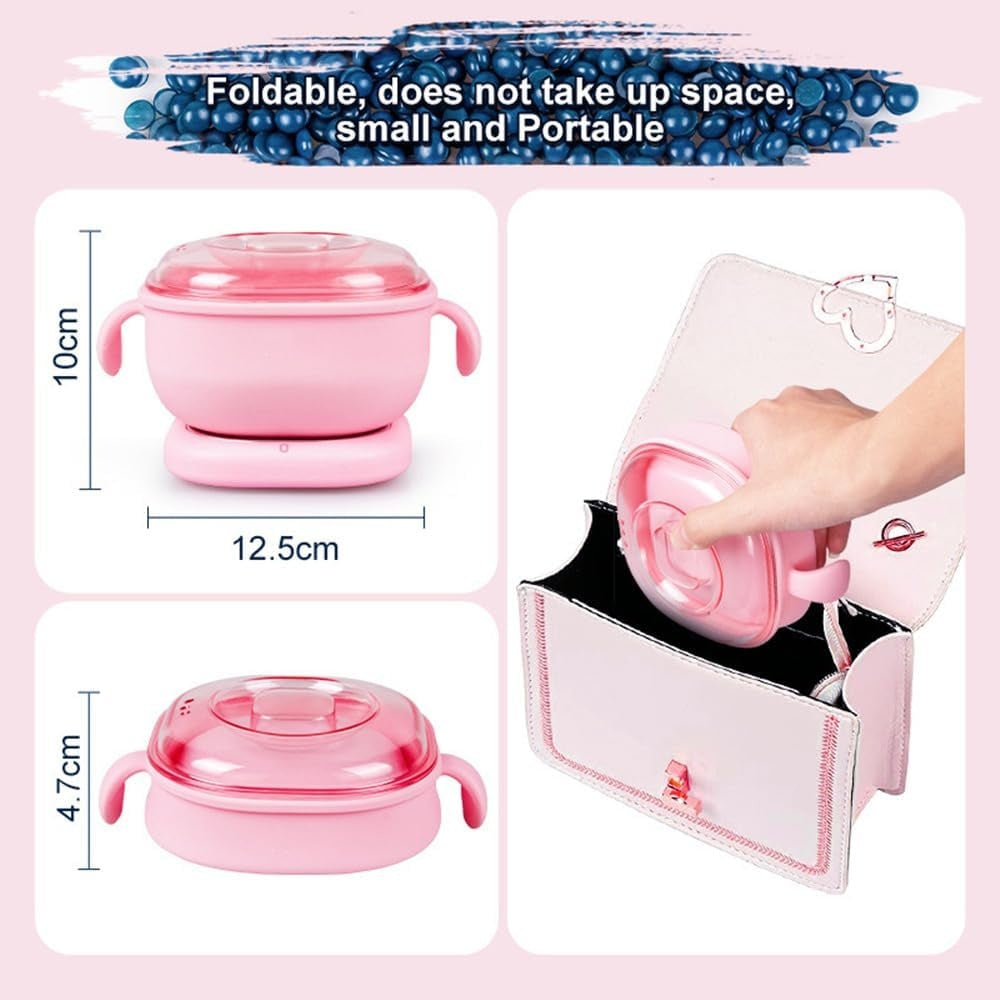 Incălzitor ceară 100W, temperatură reglabilă 30-120°C, capacitate 400 ml