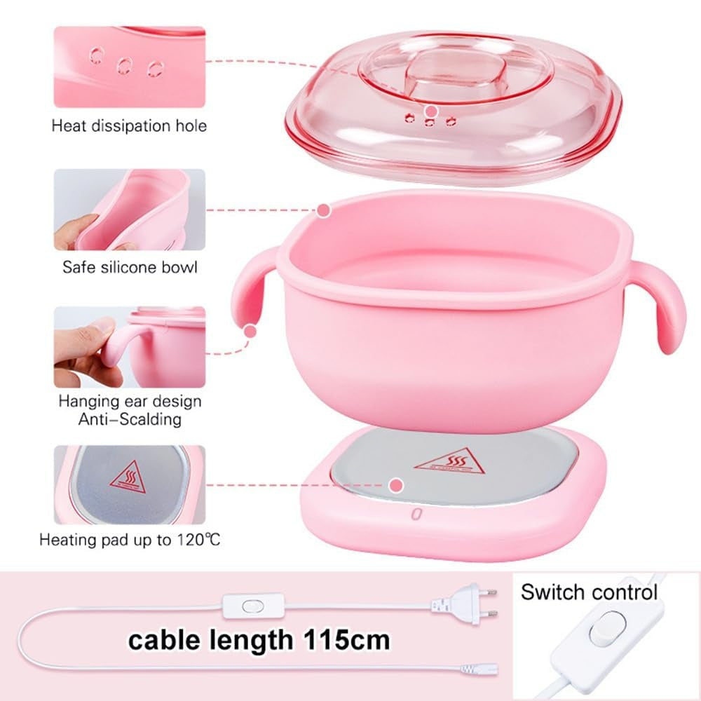 Incălzitor ceară 100W, temperatură reglabilă 30-120°C, capacitate 400 ml