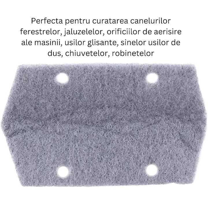 Curatator geamuri 2 in 1 profesional, pentru oglinzi si spatii inguste, design rezistent, roz
