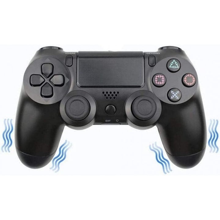 Controller wireless Doubleshock 4 pentru PS4, PS TV, PS Now, cu vibrații, verde